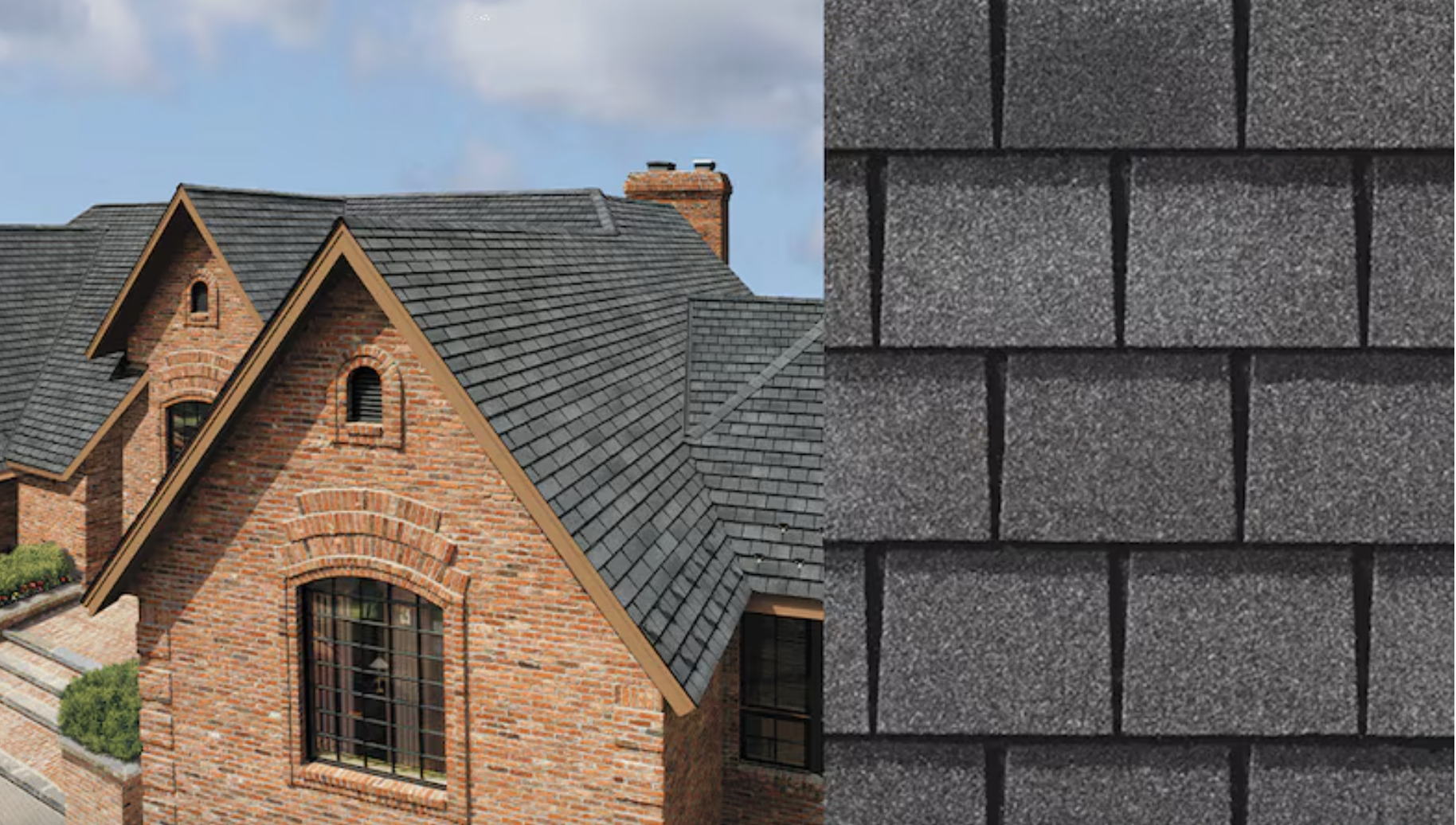 Image: Home with GAF Slateline Shingle